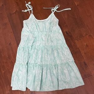 Mint green mini dress